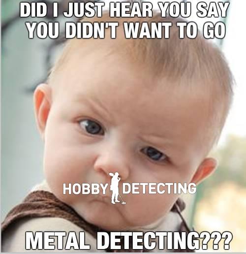 Metal detecting jokes with kids