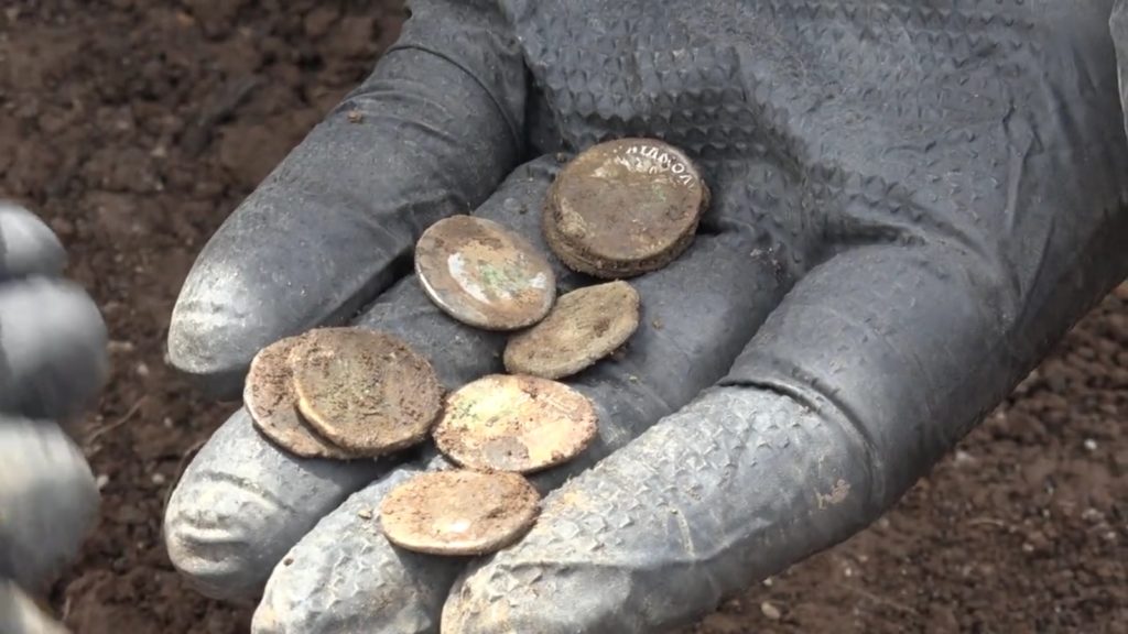 Treasure found in XP Deus UK roman silver denarius 