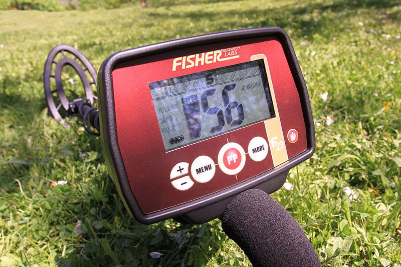 Fisher F22 metal detector review and tips