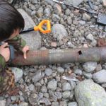 Bolshoy Tyuters island WW2 finds artillery wehrmacht relics german nazi world war two