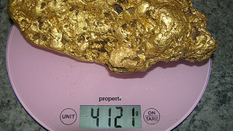 huge gold nugget detected Minelab GPZ 7000