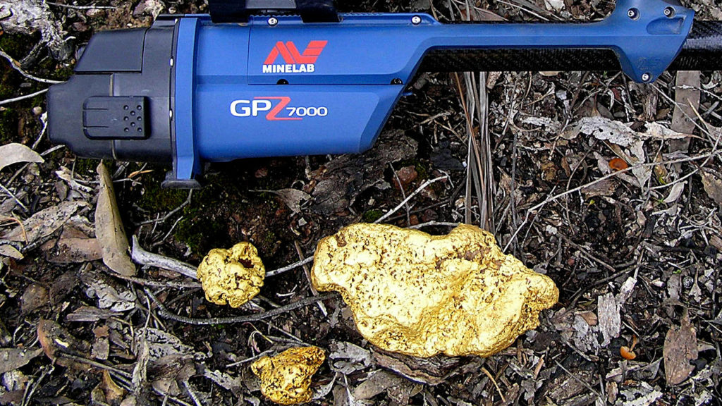 huge gold nugget detected Minelab GPZ 7000