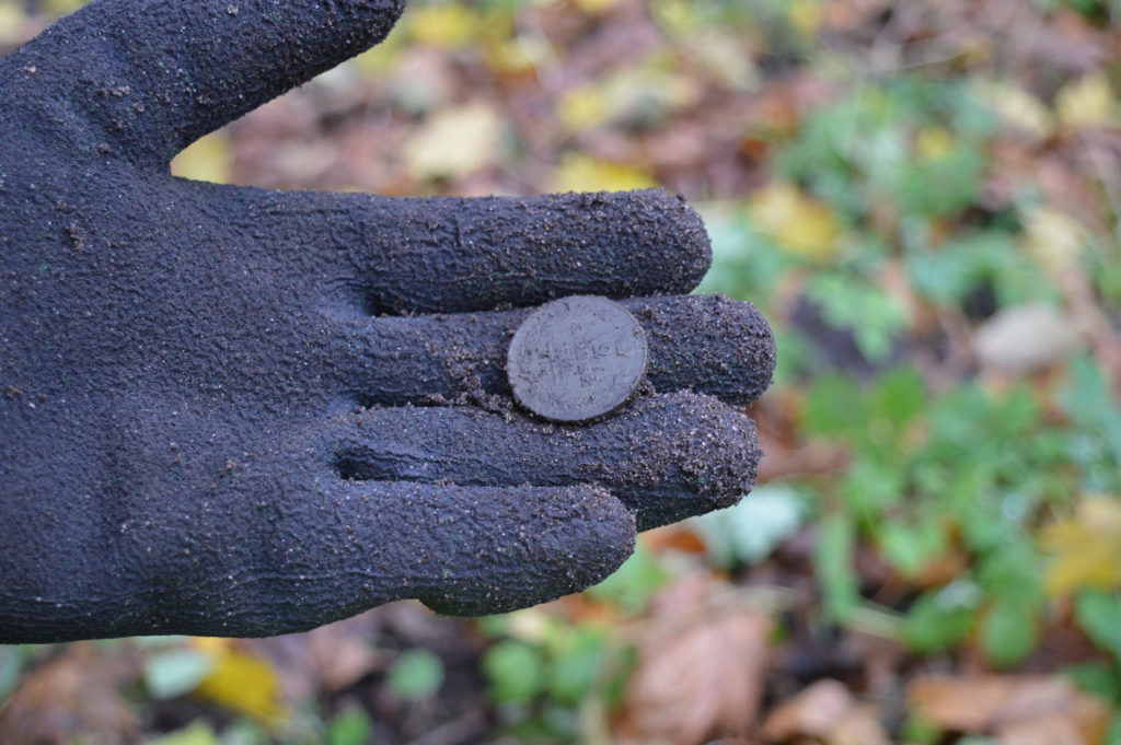 Old copper coin