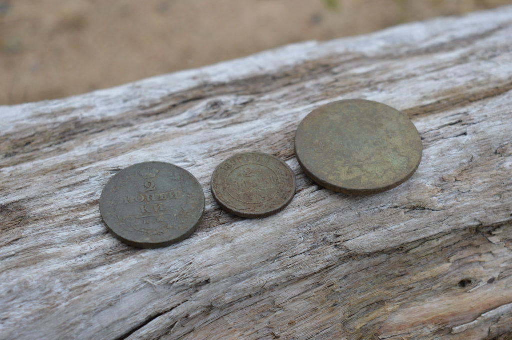 three coins