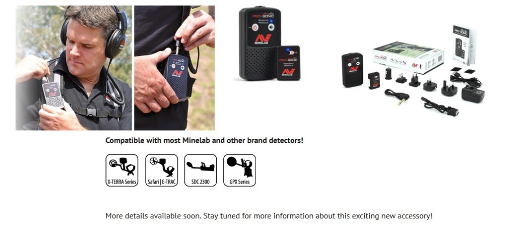 Garrett Z-Lynk or Minelab PRO-SONIC: Who will be first with launching a universal wireless audio module?