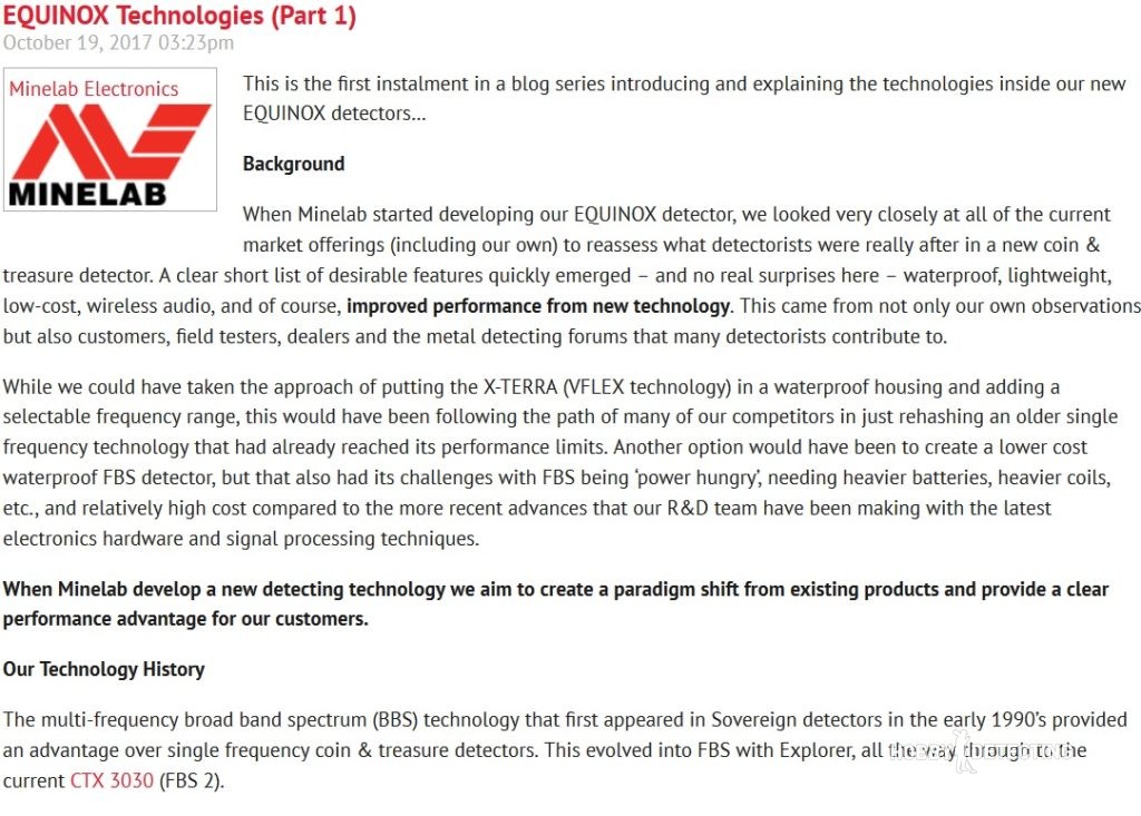 New secret technologies by Minelab? New info about Equinox Multi-IQ and how does it work! (pictures and schemes+)
